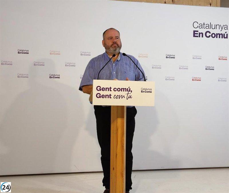 Mena desde Comuns insta a ERC y Junts a evitar que las negociaciones de investidura se conviertan en un caos.