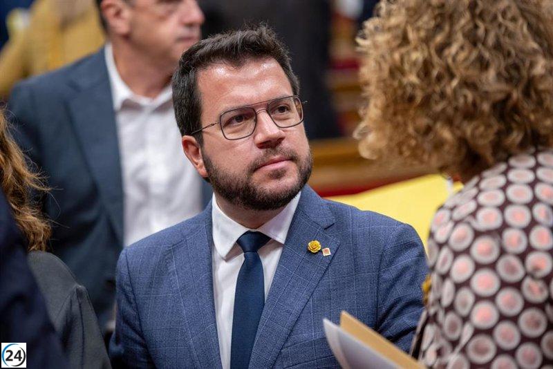 Aragonès defiende una amnistía que retroceda a 2013-2014 y recupere 
