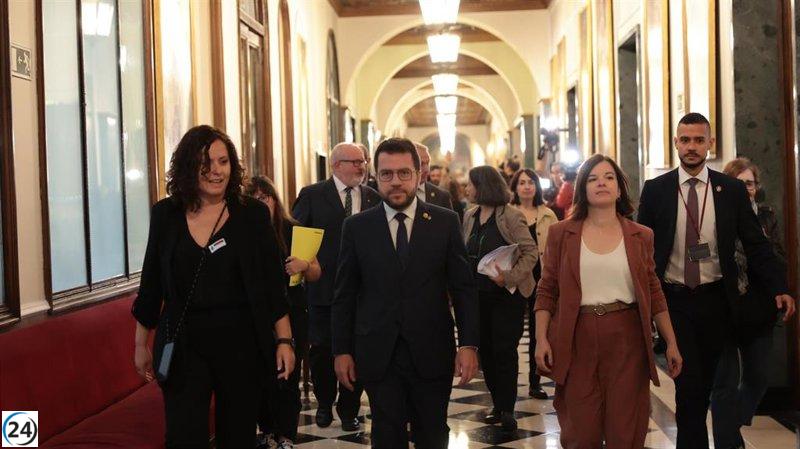Aragonès destaca en el Senado la importancia crucial de la amnistía como base ineludible para alcanzar el referéndum.