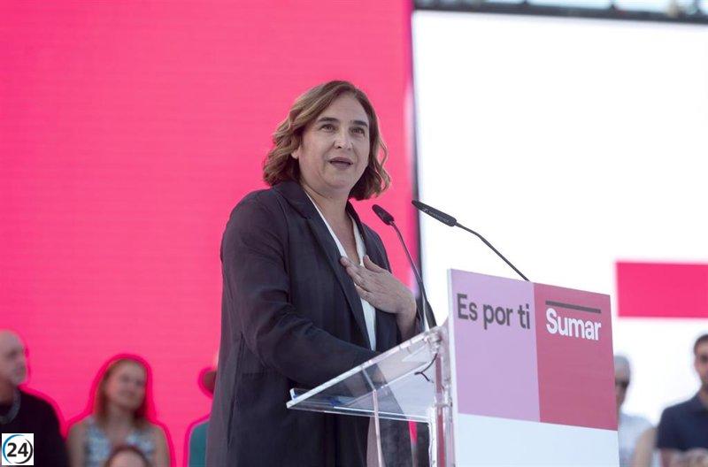 Colau rechaza ser ministra a pesar de las presiones de su partido