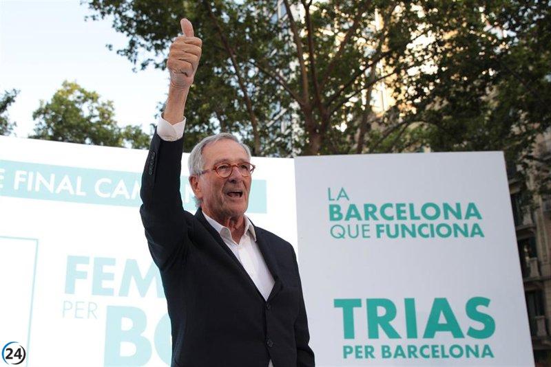 Trias rechaza cualquier posibilidad de que la alcaldía de Barcelona esté involucrada en las negociaciones de Junts con el PSOE.
