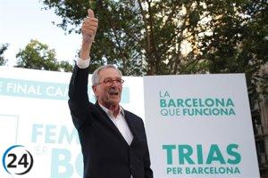 Trias rechaza cualquier posibilidad de que la alcaldía de Barcelona esté involucrada en las negociaciones de Junts con el PSOE.
