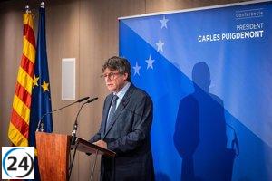 Puigdemont afirma que no renunciarán a la declaración de independencia.