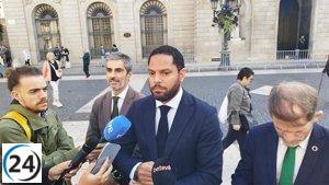 Garriga (Vox) critica la ausencia de Aragonès en la jura de la Constitución de Leonor, calificándola como un acto de