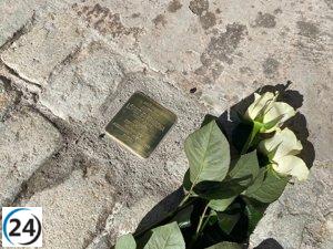 Hallazgo de cinco adoquines stolpersteine en Mollet (Barcelona) que honran la memoria de deportados a campos nazis, revelado por Ubasart.