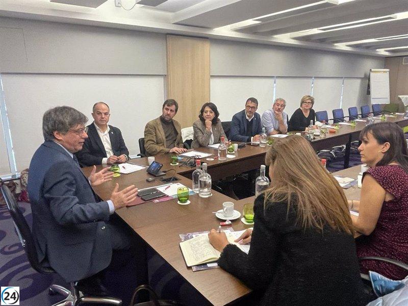 Miembros de Junts viajan a Bruselas para encuentro con Puigdemont