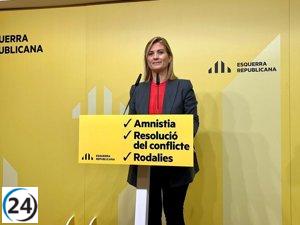 ERC evaluará el pacto entre PSOE-Junts en cuanto a la amnistía antes de aprobarlo