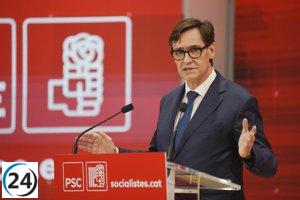 Illa denuncia el hostigamiento a las sedes del PSOE y PSC y llama a impulsar la convivencia