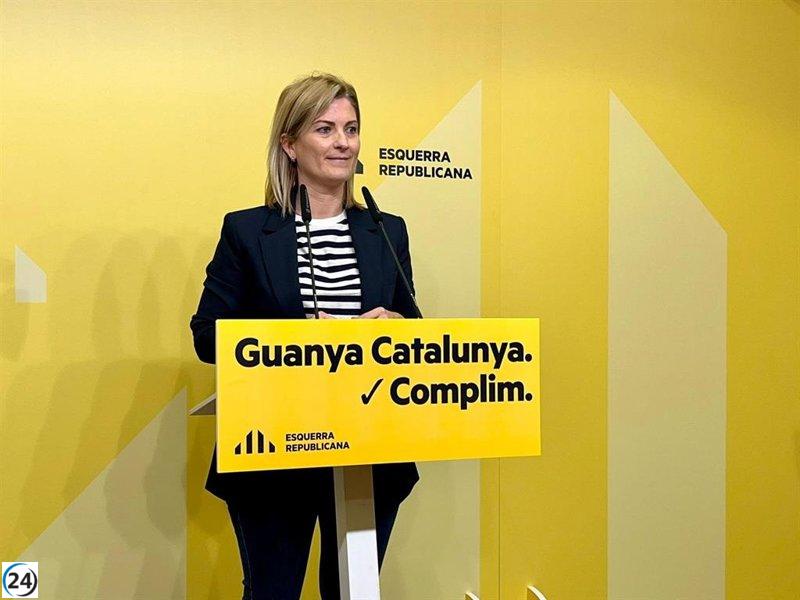 ERC estudia el borrador de la ley de amnistía tras ser recibido por la noche, revela Sans
