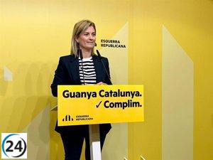 ERC estudia el borrador de la ley de amnistía tras ser recibido por la noche, revela Sans