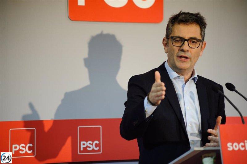 Bolaños afirma que Interior considerará la solicitud de escolta de Puigdemont.
