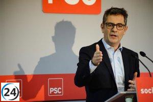 Bolaños afirma que Interior considerará la solicitud de escolta de Puigdemont.