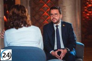 El presidente Aragonès propone la integración de Junts en la mesa de diálogo Generalitat-Gobierno con el objetivo de acordar un referéndum