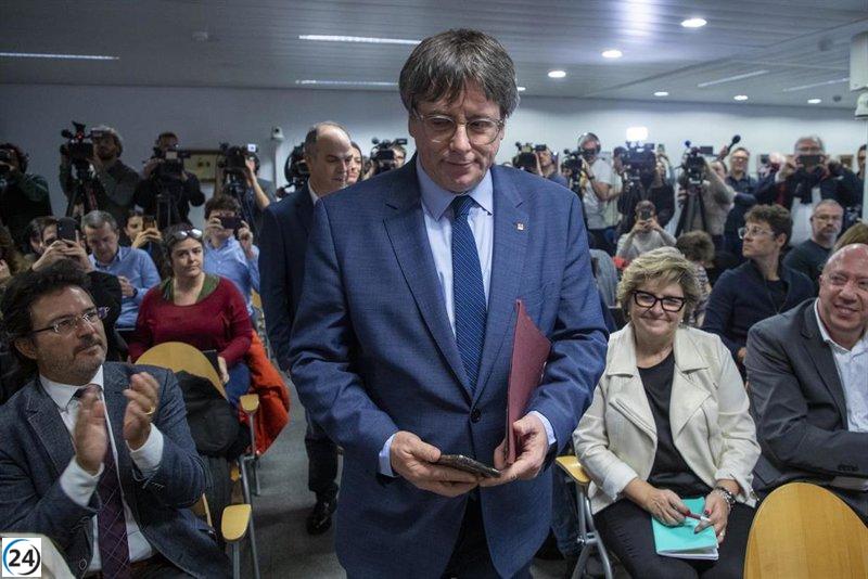 Puigdemont advierte a PPE su disposición a respaldar una moción de censura a Sánchez en caso de incumplimiento del acuerdo de gobierno