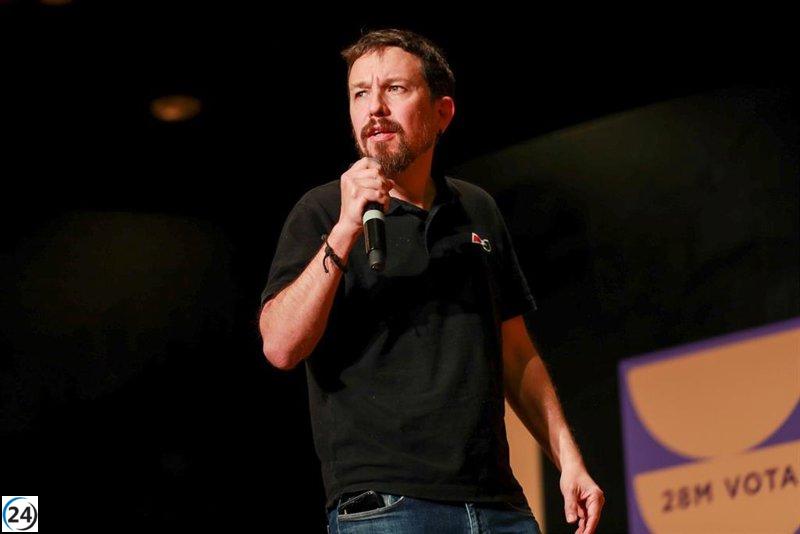 Iglesias asegura que la ruptura con Sumar beneficiará la representación de Podemos