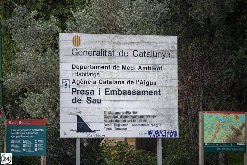 La reserva de agua en las cuencas internas catalanas se reduce al 17,27% y sigue disminuyendo