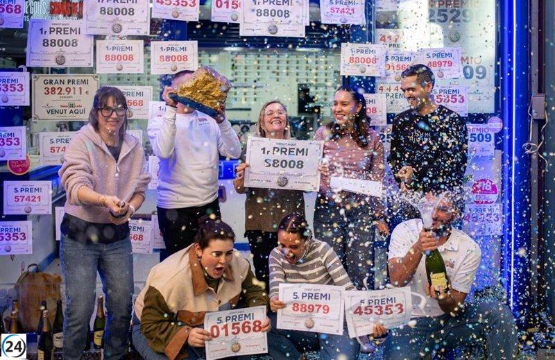 Catalunya se lleva parte significativa del premio de la Lotería de Navidad