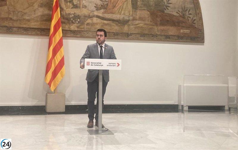 Aragonès: El acuerdo con sectores empresariales y laborales afirma la solidez de los 