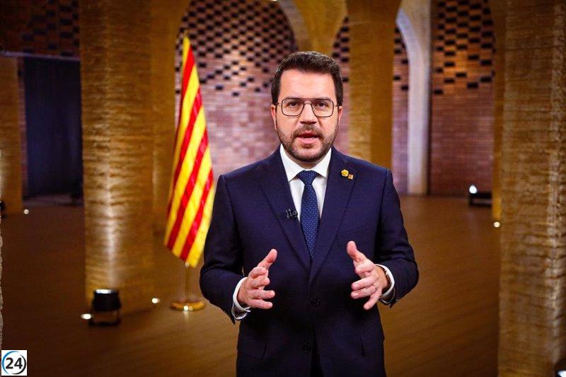 Aragonès asegura que en 2024 se acordará la financiación, se aplicará la amnistía y se desplegará Rodalies. El futuro de Cataluña está en marcha.