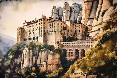 Conoce la historia de la Abadía de Montserrat, joya del arte románico